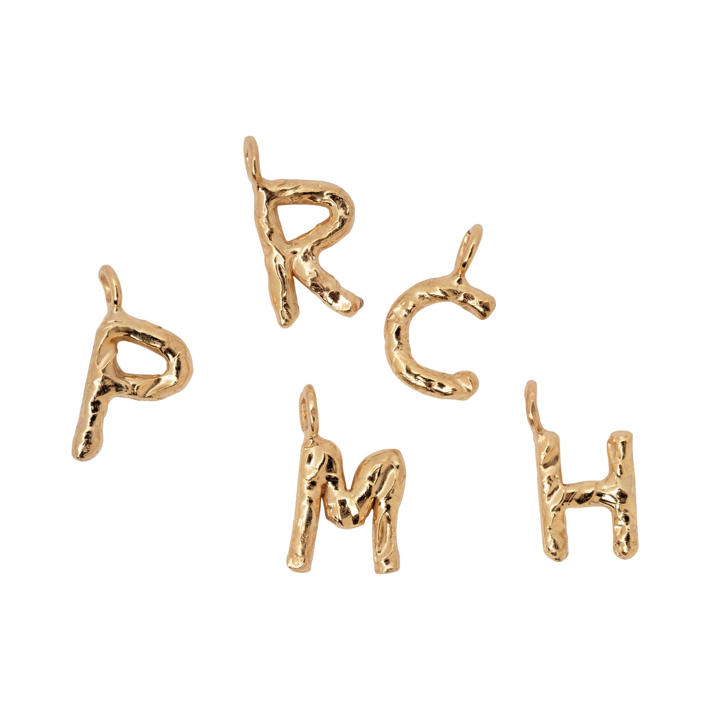 Halskæde med håndformet bogstav