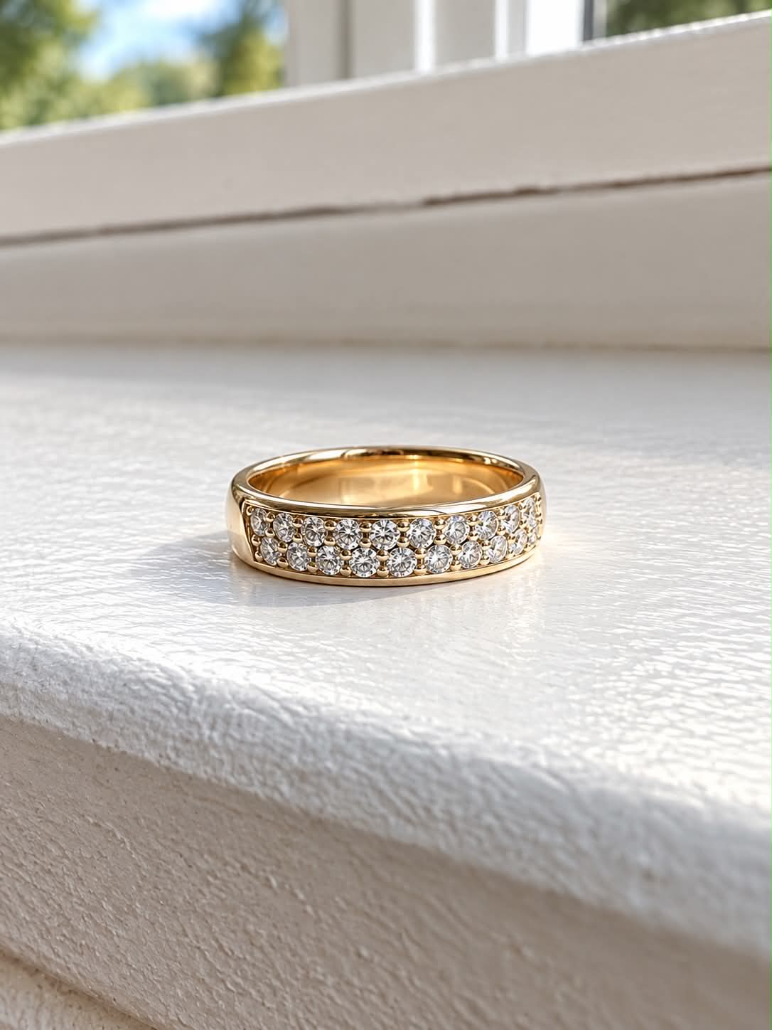 Klassisk brillant ring